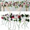 Artificial Silk Rose Flower Backdrop Wedding Row Decor Floral Wall Arrangements